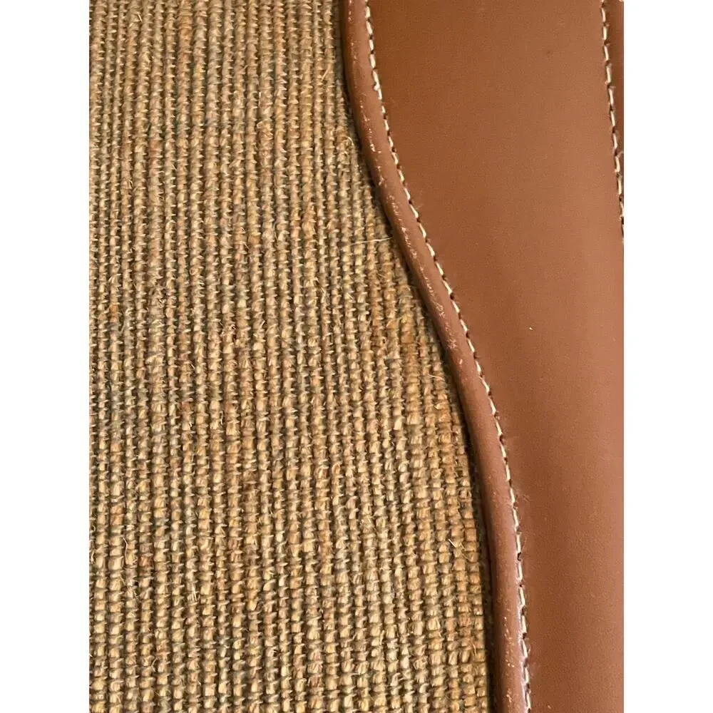 Ricardo Beverly Hills Vintage Tan Canvas & Leather Briefcase